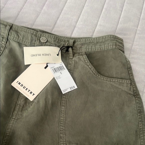 NWT Industry Republic Cargo Pants Lyocell Linen
Cotton Straight Leg Women's Sz10 - Picture 5 of 17